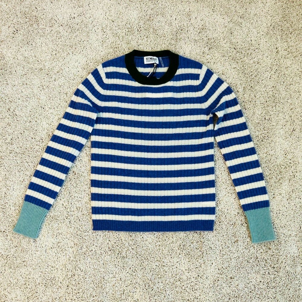 NWT 27 Miles Cashmere Sweater size S